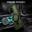 Vaku ® Vivo Y21T Astor Military Grade Armor Protective Case with Ring Bracket Kickstand Back cover