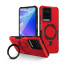 Vaku ® Vivo Y21T Astor Military Grade Armor Protective Case with Ring Bracket Kickstand Back cover