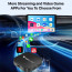 Vaku Luxos ® MUSEPRO 2025 Upgraded Wireless CarPlay Adapter, 5-in-1 Apple Wireless and Android Auto Wireless Adapter Support Netflix/YouTube/TF Card, Magic Ai Box for Cars from 2016 & iPhone iOS10+