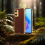 Vaku ® Oppo A76 Luxemberg Series Leather Stitched Gold Electroplated Soft TPU Back Cover