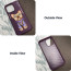 Vaku ® Apple iPhone 14 Pro Max 3D Embroidery Chain Pug Anti-Slip Scratch Resistant Protective Case Back Cover