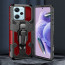 Vaku ® Xiaomi Redmi Note 12 5G Vanguard Military Grade Armor Case with Metal Belt Clip Kickstand Back Cover