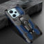 Vaku ® Xiaomi Redmi Note 12 5G Vanguard Military Grade Armor Case with Metal Belt Clip Kickstand Back Cover