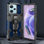 Vaku ® Xiaomi Redmi Note 12 5G Vanguard Military Grade Armor Case with Metal Belt Clip Kickstand Back Cover