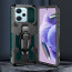 Vaku ® Xiaomi Redmi Note 12 5G Vanguard Military Grade Armor Case with Metal Belt Clip Kickstand Back Cover