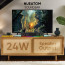 Eller Sante ® Nueatom 24W Bluetooth Soundbar Speaker with 2000mah Battery, RGB LED Lights, Aux, TF Card, USB Playback & TWS Connectivity