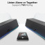 Eller Sante ® Nueatom 24W Bluetooth Soundbar Speaker with 2000mah Battery, RGB LED Lights, Aux, TF Card, USB Playback & TWS Connectivity