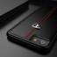Ferrari ® Apple iPhone 7 Vertical Contrasted Stripe - Material Heritage leather Hard Case back cover