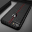 Ferrari ® Apple iPhone 8 Vertical Contrasted Stripe - Material Heritage leather Hard Case back cover
