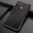 Ferrari ® Apple iPhone 7 Vertical Contrasted Stripe - Material Heritage leather Hard Case back cover