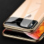 Vaku ® Apple iPhone XS Polarized Glass Glossy Edition PC 4 Frames + Transparent Ultra-Thin Case Back Cover