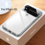 Vaku ® Apple iPhone XS Polarized Glass Glossy Edition PC 4 Frames + Transparent Ultra-Thin Case Back Cover
