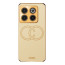 Vaku ® OnePlus 10T 5G Skylar Series Leather Stitched Gold Electroplated Soft TPU Back Cover