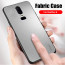 Vaku ® OnePlus 6 Luxico Series Hand-Stitched Cotton Textile Ultra Soft-Feel Shock-proof Water-proof Back Cover