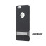 Rock ® Apple iPhone 6 / 6S Royle Case Ultra-thin Dual Metal + inbuilt Stand Soft / Silicon Case