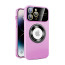 Vaku ® Apple iPhone 14 Pro Max Polarized Magnetic Magpro Camera Lens Protector Logo Hole Back Cover