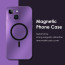 Vaku ® Apple iPhone 14 Full Matte Metal Magsafe Magnetic Full Body Protective Shockproof Back Cover Case