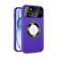 Vaku ® Apple iPhone 15 Plus Polarized Magnetic Magpro Camera Lens Protector Logo Hole Back Cover