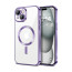 Vaku ® Apple iPhone 15 Plus Luxury Electroplated Magnetic Magsafe Camera Protection TPU Back Cover Case