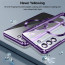 Vaku ® Samsung Galaxy S21 FE Luxury Electroplated Magnetic Magsafe Camera Protection TPU Back Cover Case