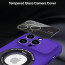 Vaku ® Apple iPhone 15 Pro Polarized Magnetic Magpro Camera Lens Protector Logo Hole Back Cover