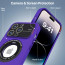 Vaku ® Apple iPhone 14 Pro Max Polarized Magnetic Magpro Camera Lens Protector Logo Hole Back Cover