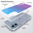 eller santé ® Apple iPhone 16 Infinity MagPro Gradient Colored 6.5 Feet Drop Protection Shockproof Certified Mag-Safe Back Cover