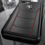 Ferrari ® Apple iPhone 8 Plus Official 488 GTB Logo Double Stitched Dual-Material Pure Leather Back Cover