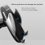 Vaku ® Smart Auto open and Close ROBOTIC Gravity Sensor QC Wireless Car Charger With Lightning Qi Wireless Chip