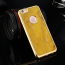 MeePhone ® For Apple iPhone 6 Plus / 6S Plus Jade Precious Stone Finish Gold Electroplated Bumper + Metallic Logo Display Silicon Back Cover