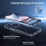 Vaku Luxos ® For Apple iPhone 13 Pro Max Glassy Series Non-Yellowing TPU Shockproof Scratch Resistant Slim Thin Protective Cover [ Only Back Cover ]