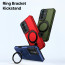 Vaku ® Samsung Galaxy A24 4G Astor Military Grade Armor Protective Case with Ring Bracket Kickstand Back cover