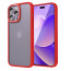 Vaku Luxos ® Apple iPhone 14 / 14 Plus / 14 Pro / 14 Pro Max Translucent Matte Armor Series Slim Protective Metal Camera Case Back Cover [ Only Back Cover ]