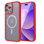 Vaku Luxos ® Apple iPhone 14 / 14 Plus / 14 Pro / 14 Pro Max Translucent MagPro Armor Series Slim Protective Metal Camera Case Back Cover [ Only Back Cover ]