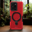 Vaku ® Vivo Y35 4G Astor Military Grade Armor Protective Case with Ring Bracket Kickstand Back cover
