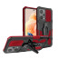 Vaku ® Xiaomi Redmi Note 12 Pro Vanguard Military Grade Armor Case with Metal Belt Clip Kickstand Back Cover