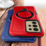 Vaku ® Samsung Galaxy S24 Ultra Astor Military Grade Armor Protective Case with Ring Bracket Kickstand Back cover