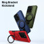 Vaku ® Vivo Y35 4G Astor Military Grade Armor Protective Case with Ring Bracket Kickstand Back cover