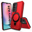 Vaku ® Samsung Galaxy A24 4G Astor Military Grade Armor Protective Case with Ring Bracket Kickstand Back cover