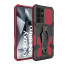 Vaku ® Samsung Galaxy S24 Ultra Vanguard Military Grade Armor Case with Metal Belt Clip Kickstand Back Cover
