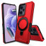 Vaku ® Xiaomi Redmi Note 12 Pro Astor Military Grade Armor Protective Case with Ring Bracket Kickstand Back cover