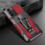 Vaku ® Vivo Y27 Vanguard Military Grade Armor Case with Metal Belt Clip Kickstand Back Cover