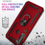 Vaku ® Xiaomi Redmi Note 8T Hawk Ring Shock Proof Cover with Inbuilt Kickstand