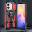 Vaku ® Vivo Y33s 5G Vanguard Military Grade Armor Case with Metal Belt Clip Kickstand Back Cover