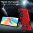 Vaku ® Oppo A58 Astor Military Grade Armor Protective Case with Ring Bracket Kickstand Back cover
