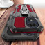 Vaku ® Oppo A17 Vanguard Military Grade Armor Case with Metal Belt Clip Kickstand Back Cover