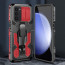 Vaku ® Samsung Galaxy S23 Vanguard Military Grade Armor Case with Metal Belt Clip Kickstand Back Cover