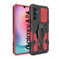 Vaku ® Samsung Galaxy A24 4G Vanguard Military Grade Armor Case with Metal Belt Clip Kickstand Back Cover