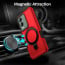 Vaku ® Vivo Y17s Astor Military Grade Armor Protective Case with Ring Bracket Kickstand Back cover
