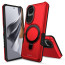 Vaku ® Oppo Reno10 5G Astor Military Grade Armor Protective Case with Ring Bracket Kickstand Back cover
